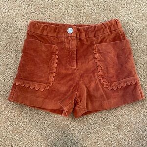 Jacadi velvet shorts